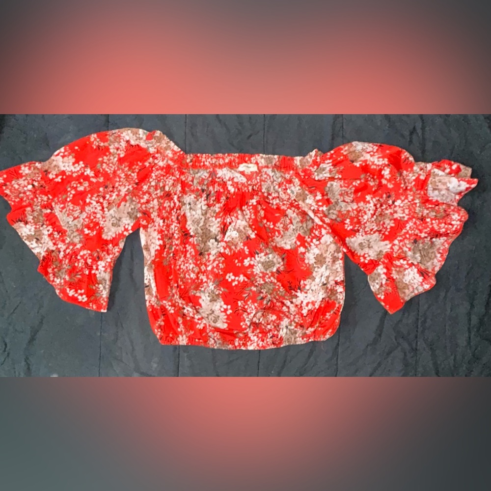 Eesome Scarlet Floral Off-Shoulder Blouse